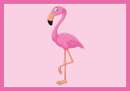 Flamingo Edible Icing image A4